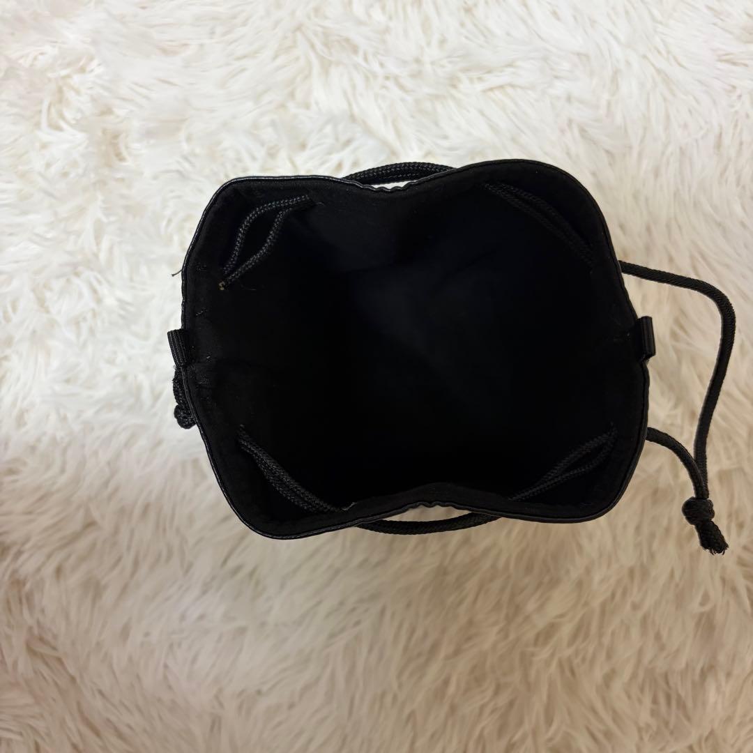 ハンドバッグ　ミニバッグ　黒　巾着型 キッズ　シンプル　オシャレ　上品 — image 5