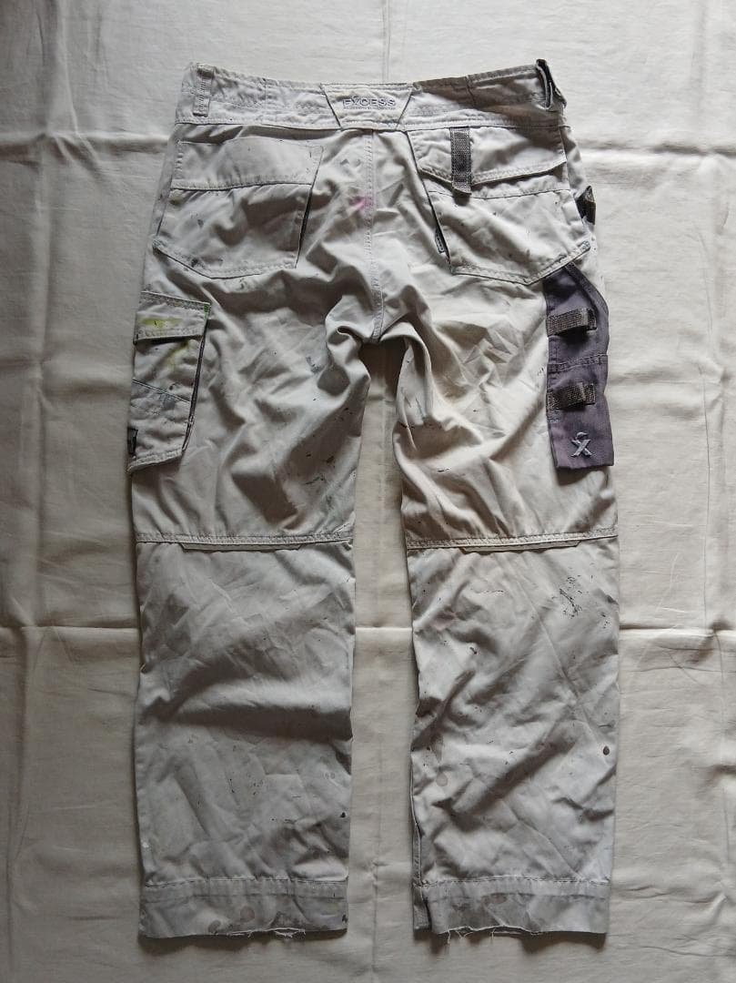 2000's~ EXCESS ユーロワークパンツ 2トーンカラー ペイント — image 2