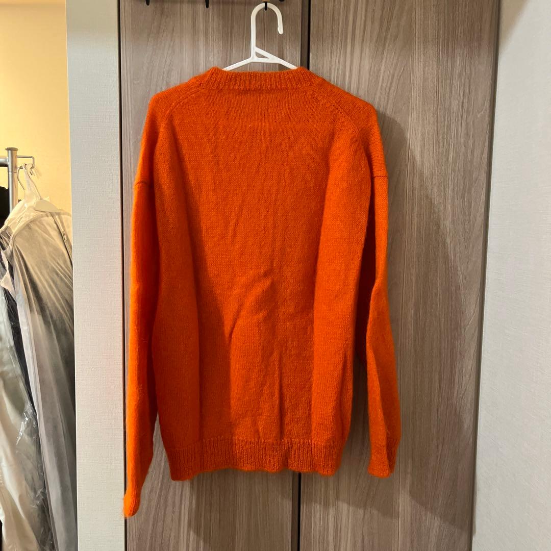AURALEE クルーネックニット オレンジ　モヘア　ss aw オーラリー — image 2