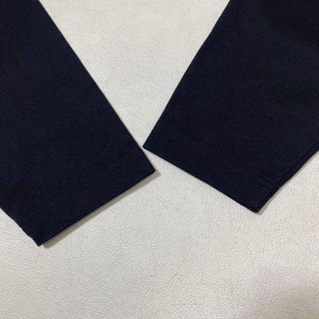 美品 LACOSTE BEAMS BOY 別注ボートネックドレス ワンピース 黒 — image 4