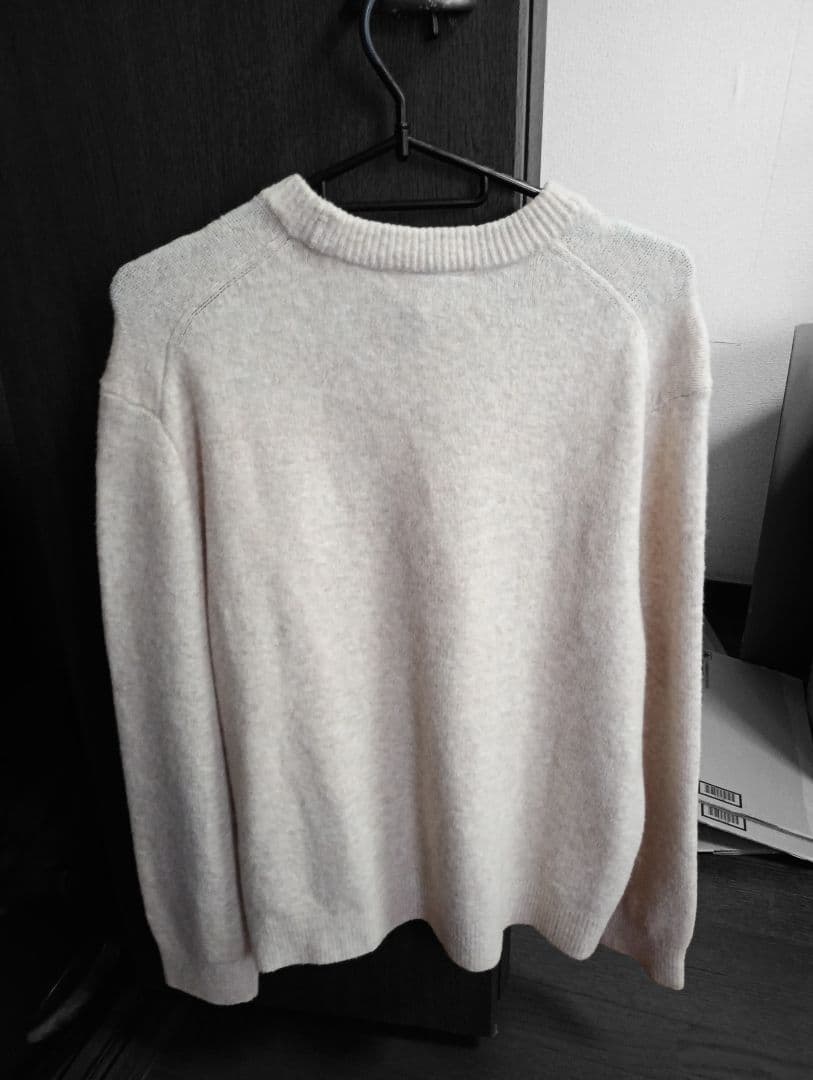 H&M クルーネックニット ベージュ — image 2