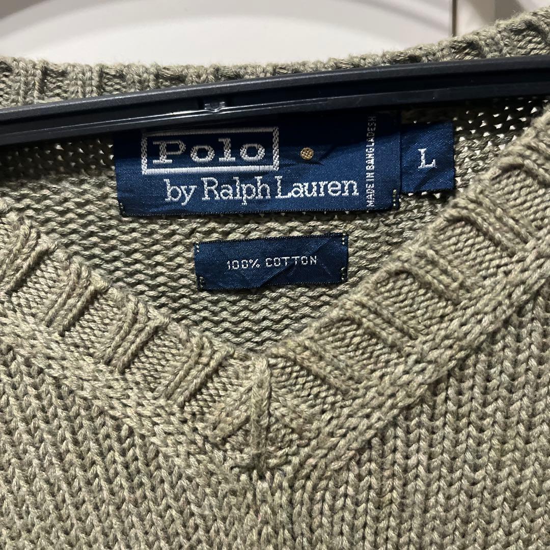 Lサイズ　Polo by Ralph Lauren Vネック　ニット — image 2