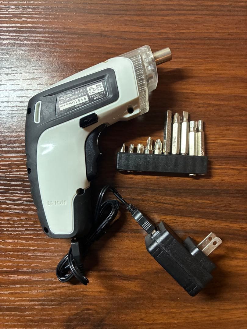アイリスオーヤマ 電動ドライバー 充電式 RD110-W ホワイト — image 3