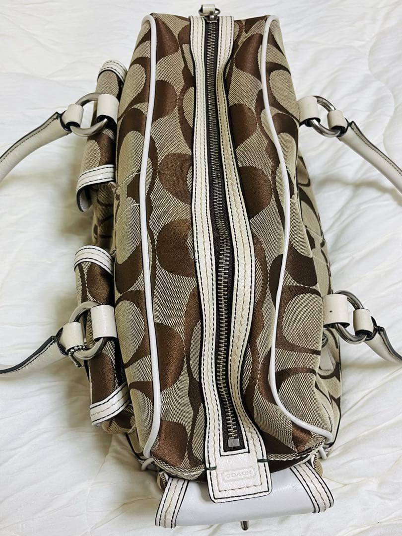 希少！COACH ハンドバッグ シグネチャー ミニボストンバッグ コーチ バッグ — image 5