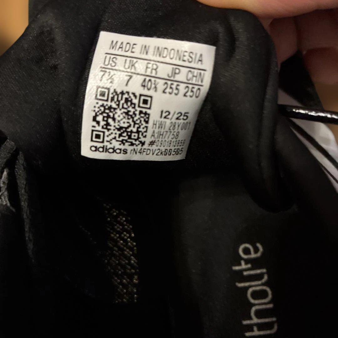 adidas スニーカー ブラック ホワイト — image 5