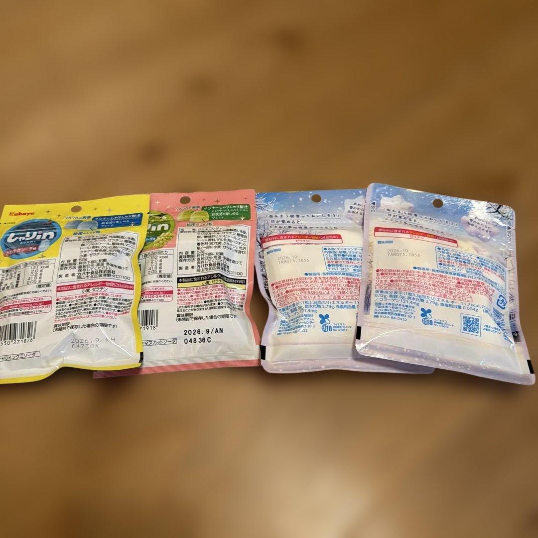 カバヤ しゃりinグミ 夢見たグミ 4袋セット — image 2