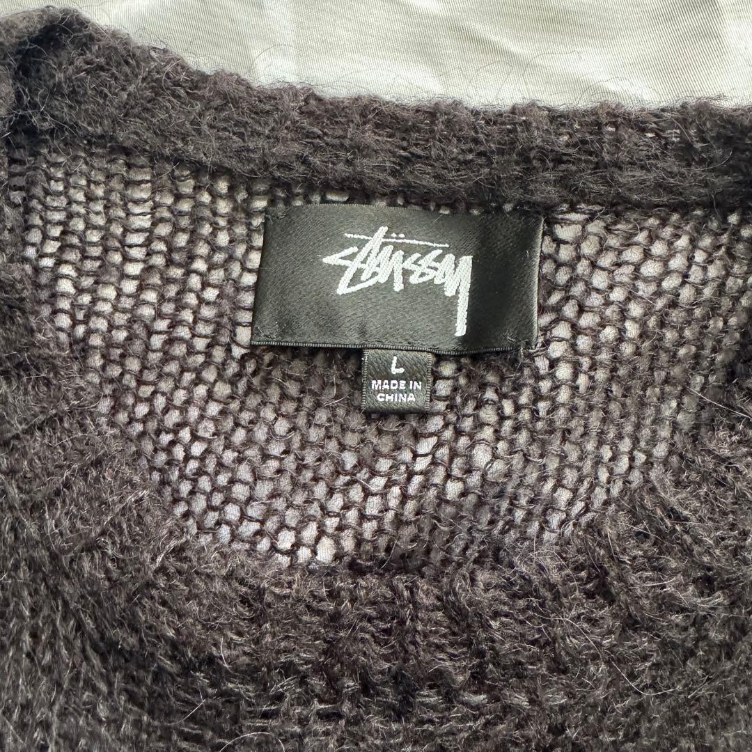 STUSSY LOOSE KNIT LOGO SWEATER 23aw — image 3