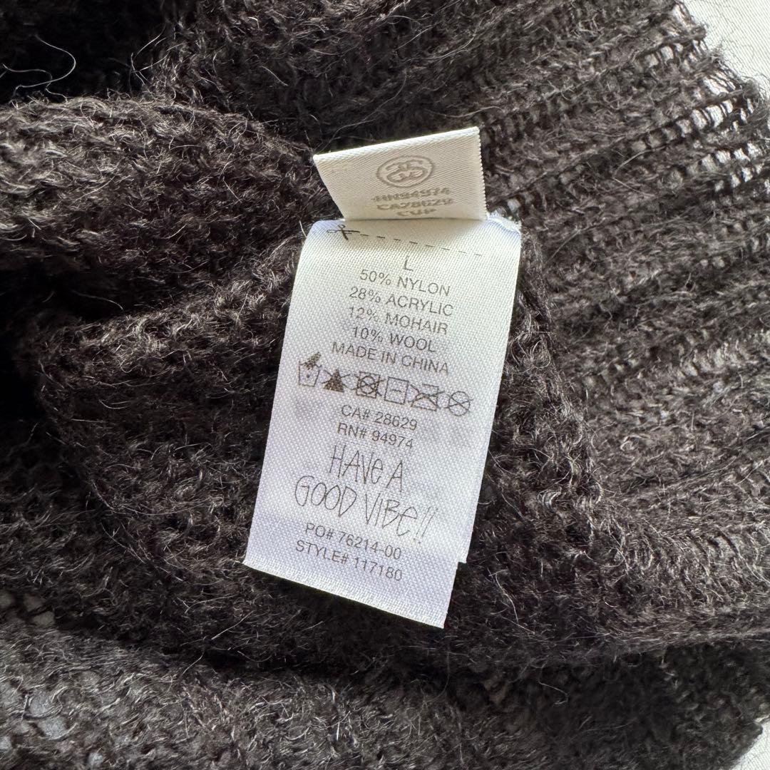 STUSSY LOOSE KNIT LOGO SWEATER 23aw — image 4