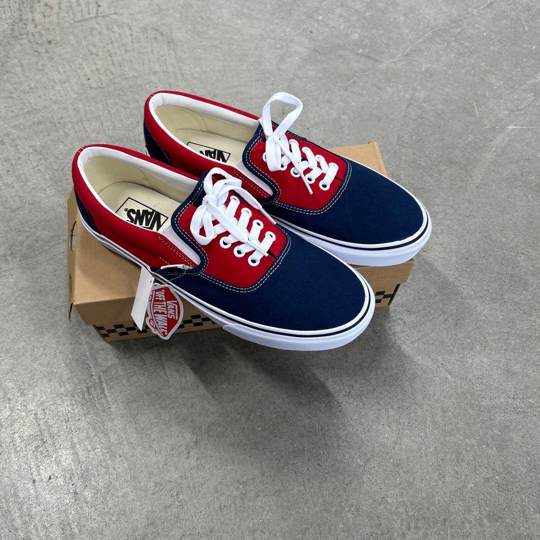 VANS Era スリッポン　ネイビー レッド スニーカー　最終値下げ — image 2