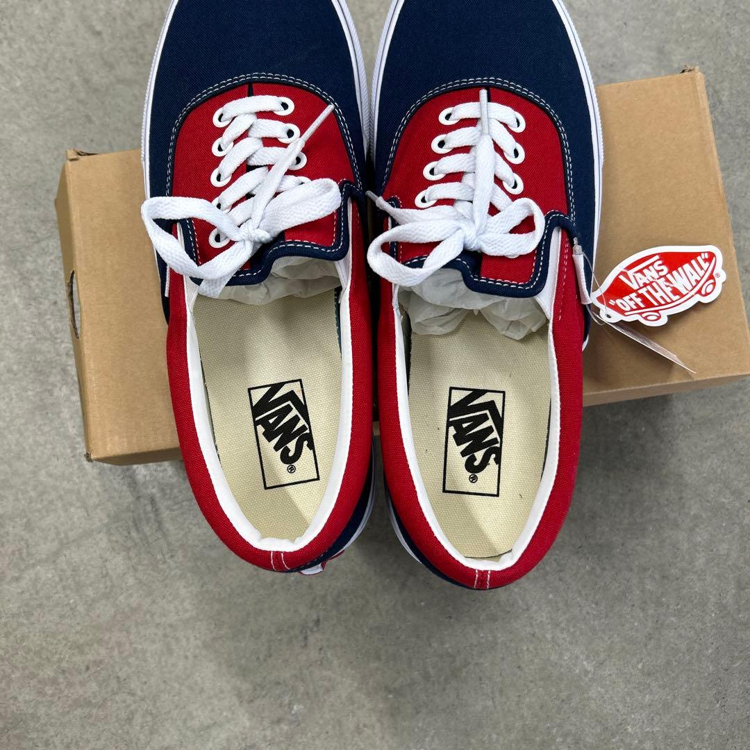 VANS Era スリッポン　ネイビー レッド スニーカー　最終値下げ — image 3