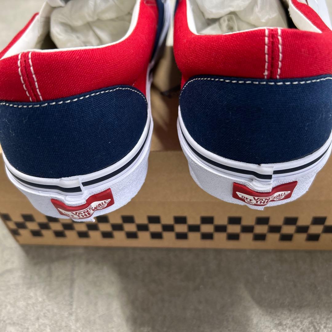 VANS Era スリッポン　ネイビー レッド スニーカー　最終値下げ — image 5