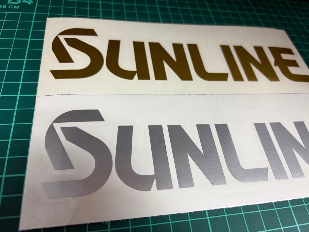 サンライン SUNLINEカッティングステッカー2枚セット — image 2