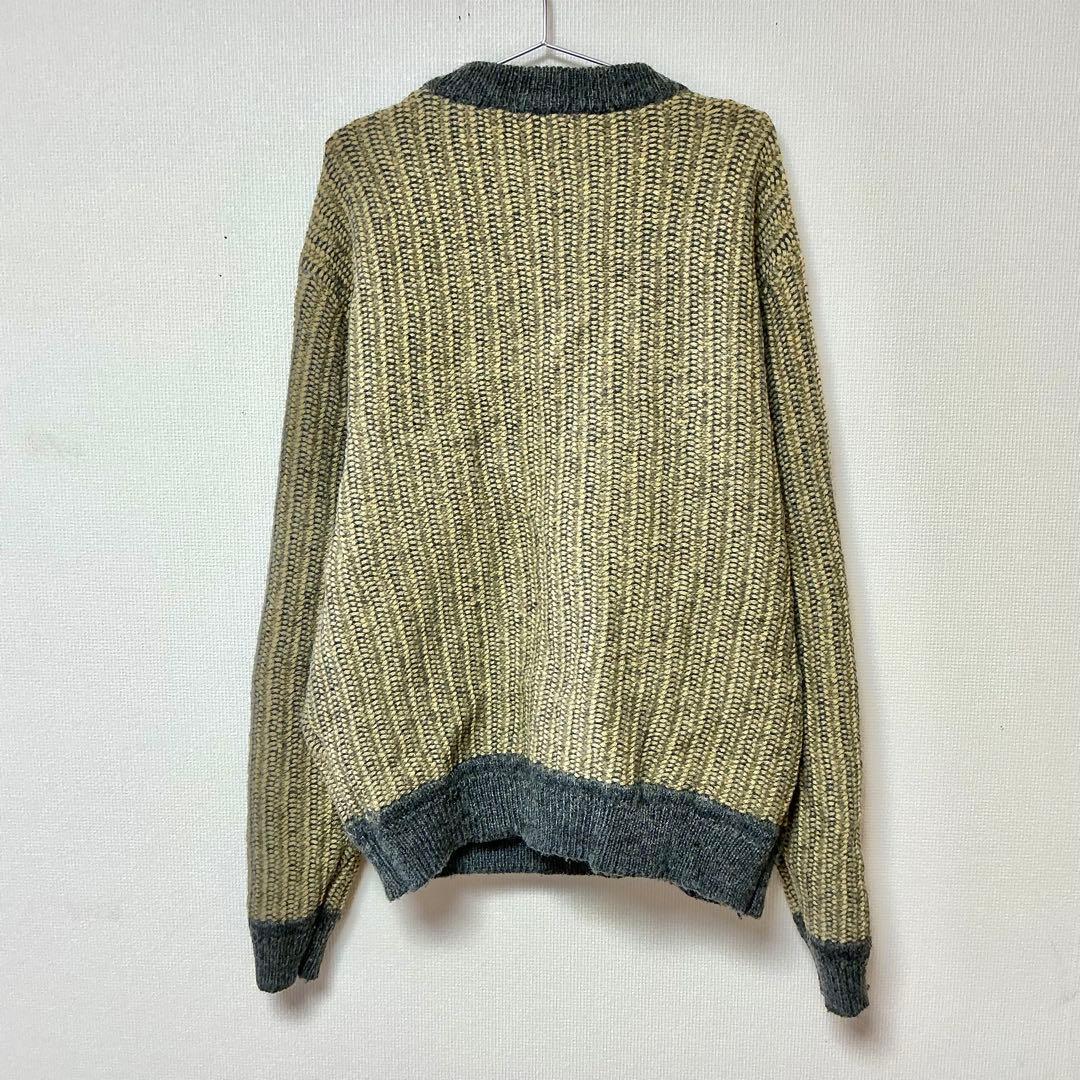 MEN’S BIGI メンズビギ ウール混 クルーネックニット セーター 日本製 — image 2