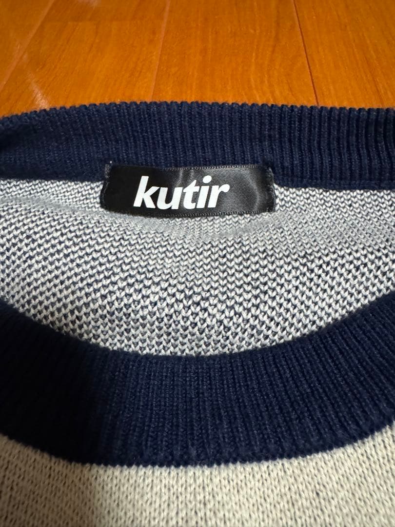 kutir ラグランニットセーター バイカラー — image 4