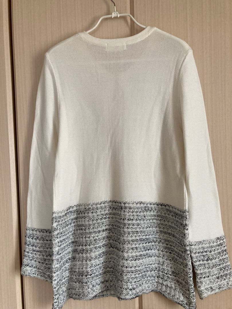 LE SOUK ルスーク　カーディガン　レディース　白　美品 — image 2