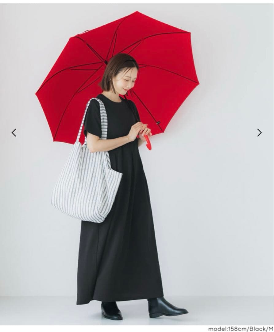 coca【田中里奈着用】ライトエンボスタックワンピース　L — image 4