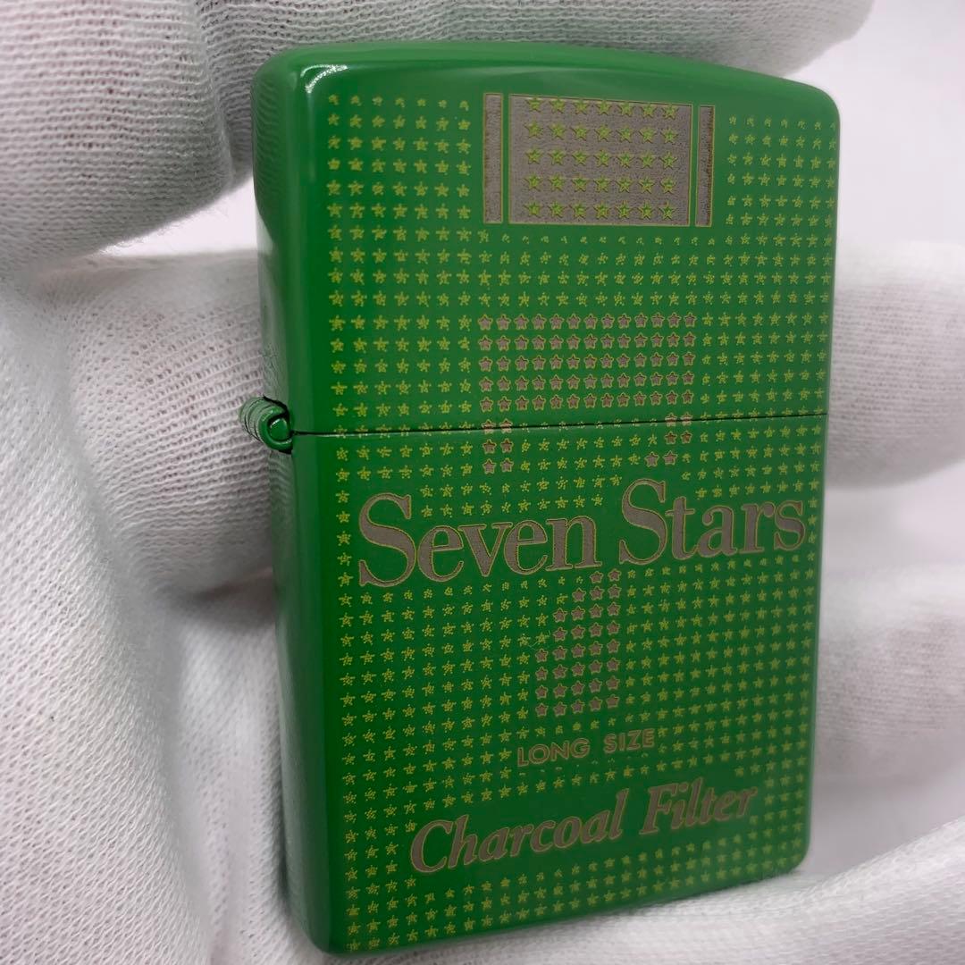 【オク】　セブンスター SevenStars グリーン　オイルライター — image 2