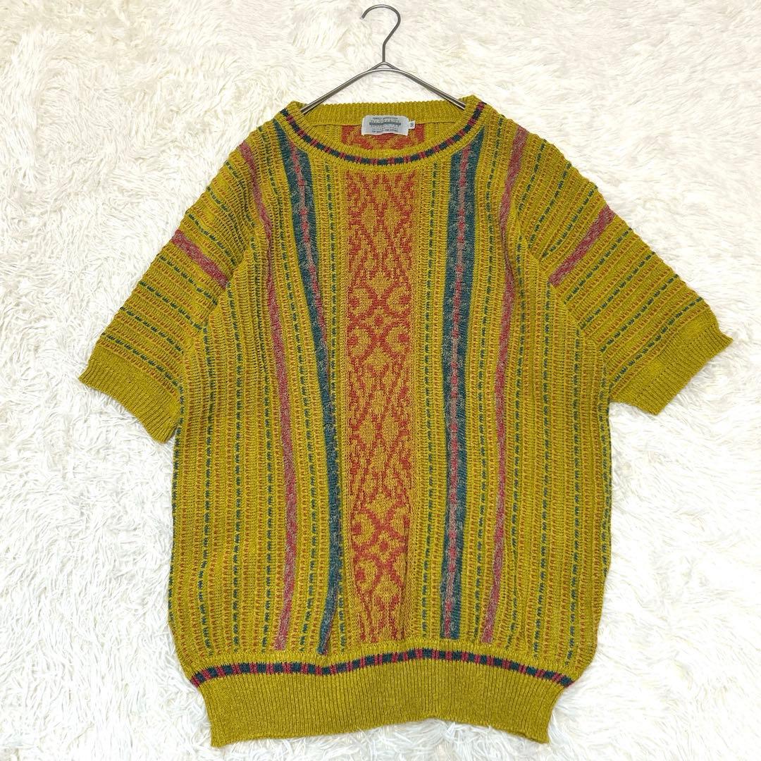 ✨美品✨BAZZANTIメンズサマーニット【L】ユニセックス　リネン混マスタード — image 2