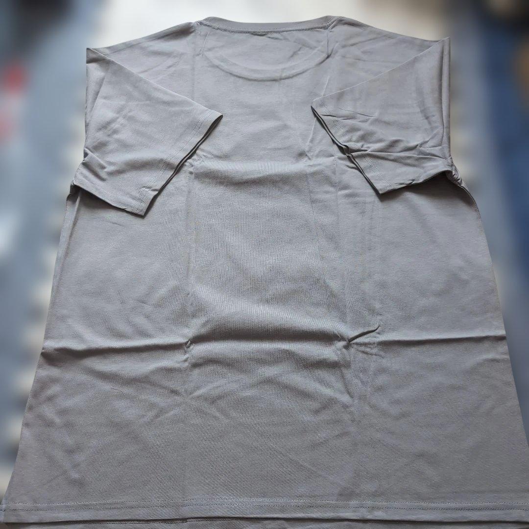 【3XLサイズ】HONOUR FASHION 半袖Tシャツ 無地　グレー — image 2
