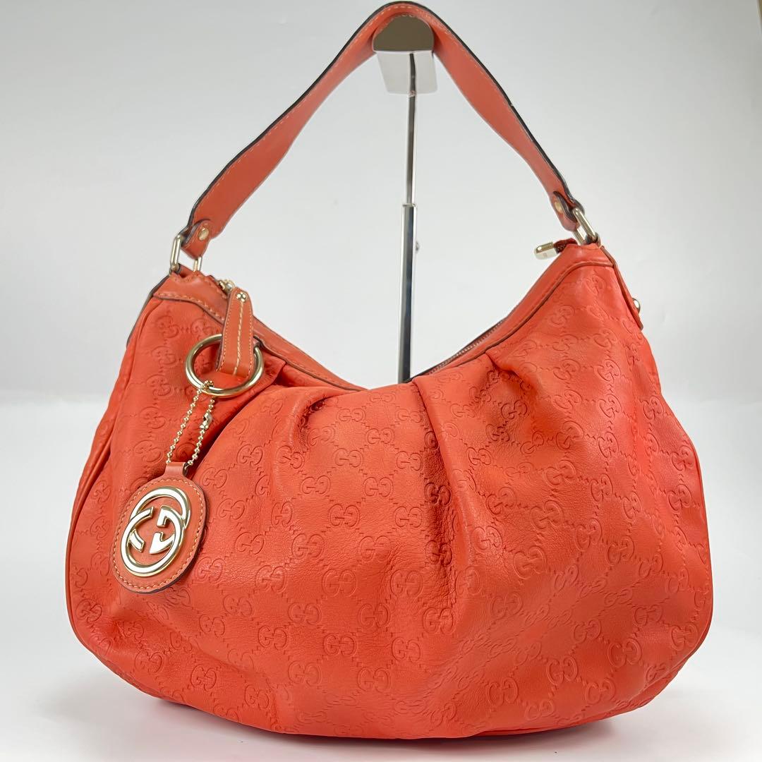 GUCCI グッチ Sukey スーキー GGキャンバス レッド オレンジ 赤 — image 2
