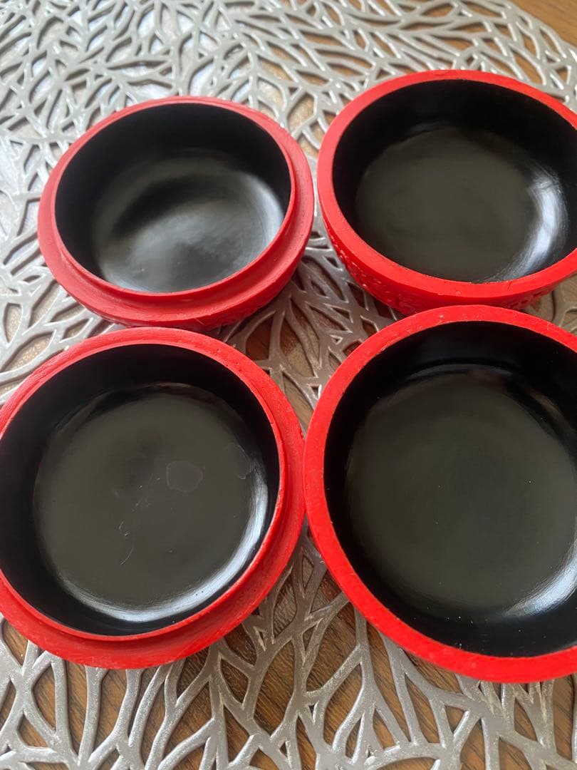 中国伝統美術工芸品　堆朱香合 — image 5