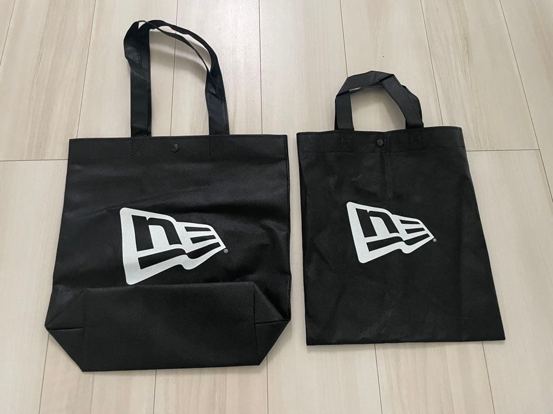 New Era ショップ袋 ショッパー ブラック 2枚セット — image 2
