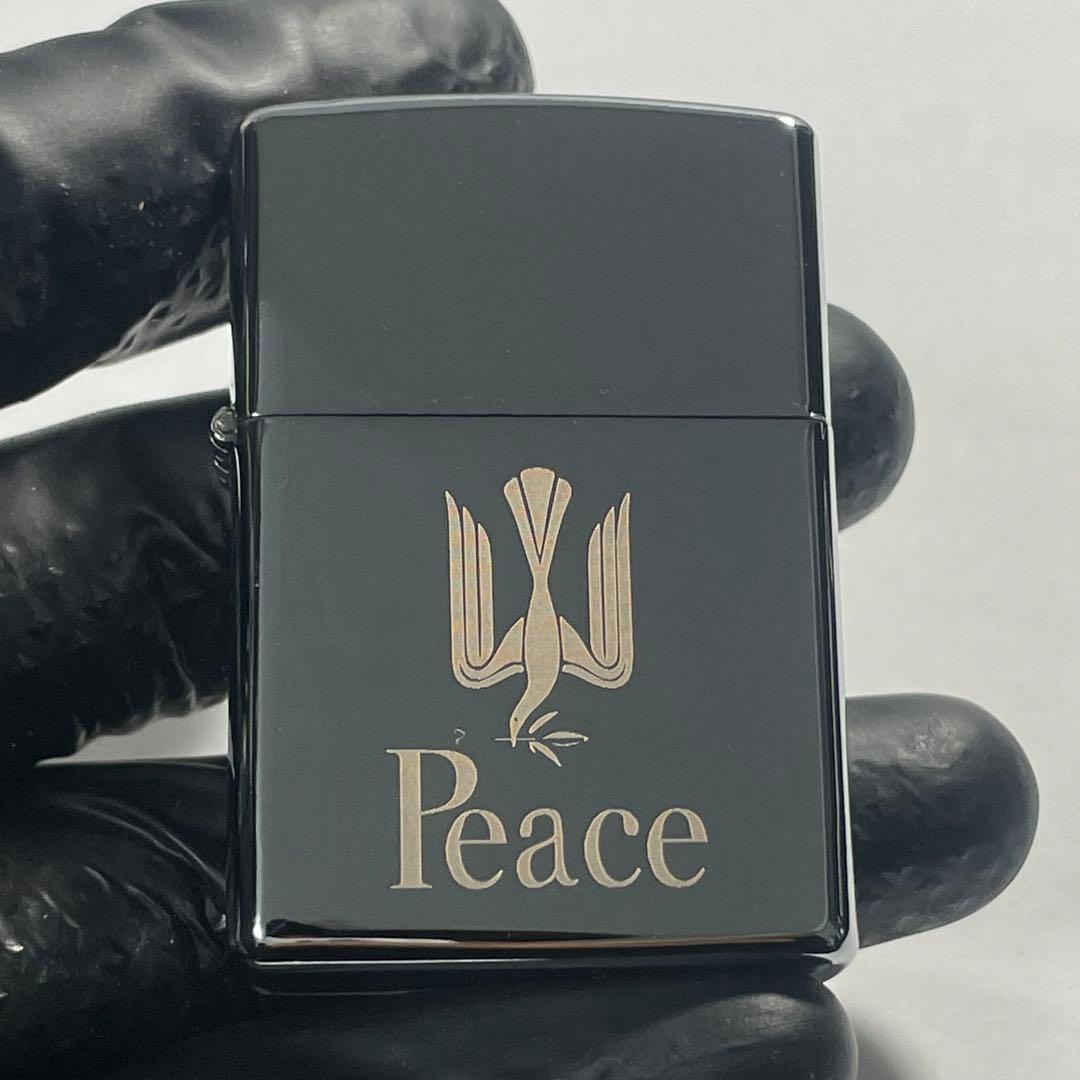 Peace ピース 銀 シルバー オイルライター — image 2
