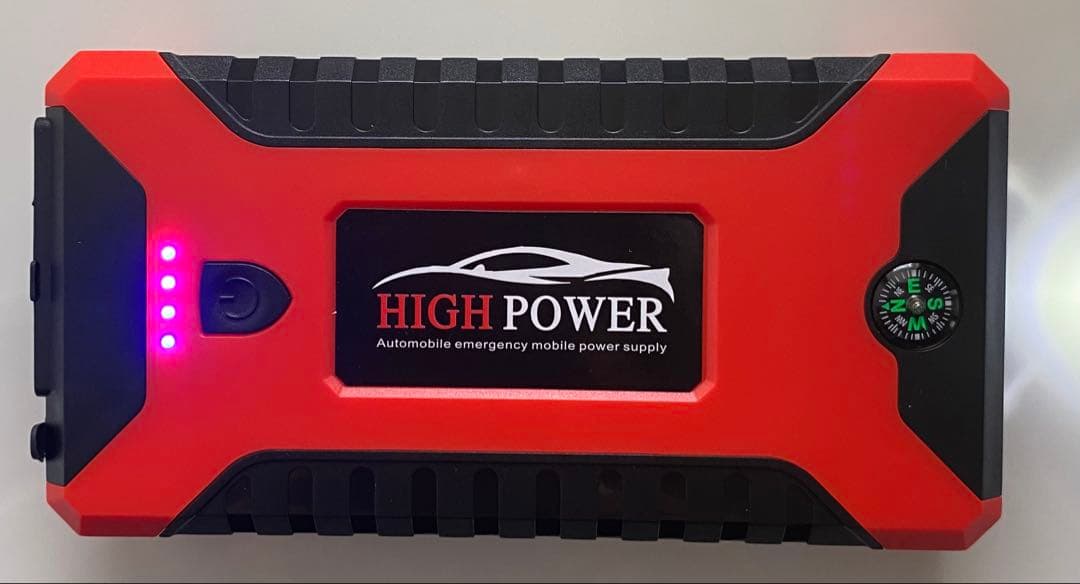 ほぼ新品 12V 大容量11800mAh ジャンプスターター　ハードケース青色付 — image 2