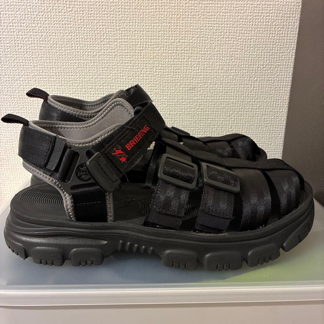 BRIEFING✖️シャカ　コラボサンダル ブラック　28センチ — image 3