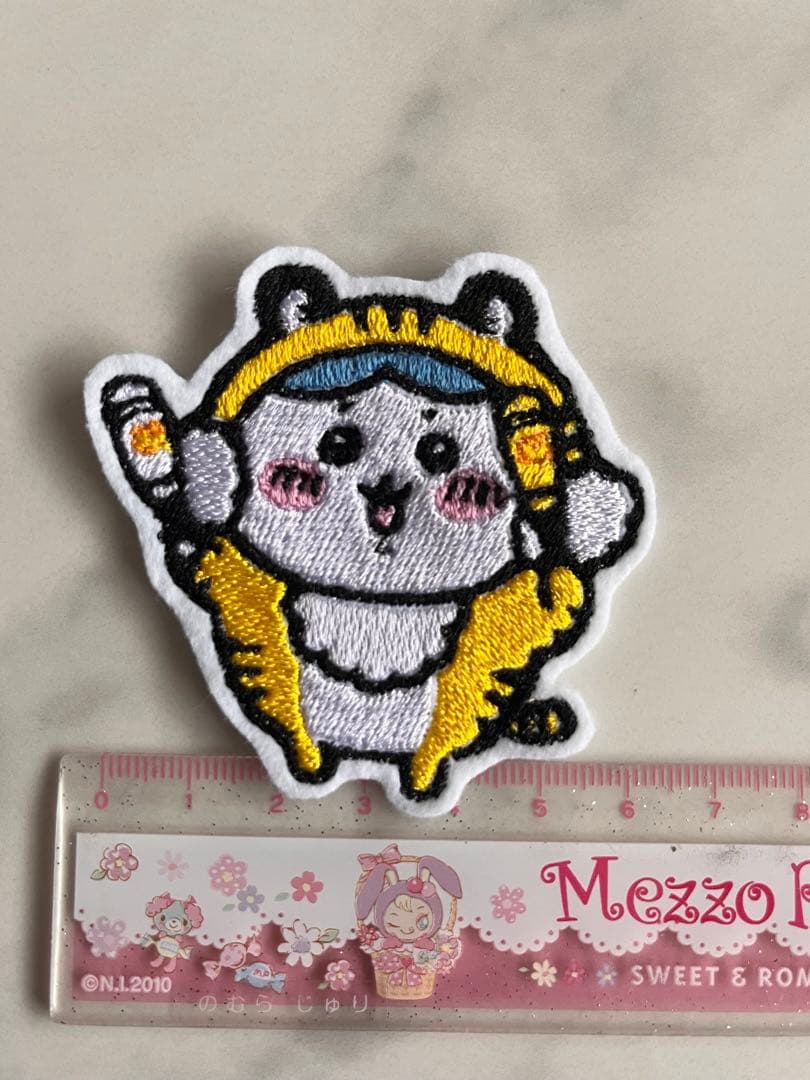 ちいかわ　ハチワレ　タイガース　阪神　ワッペン　コラボ　トラ　# 可愛い　人気 — image 2
