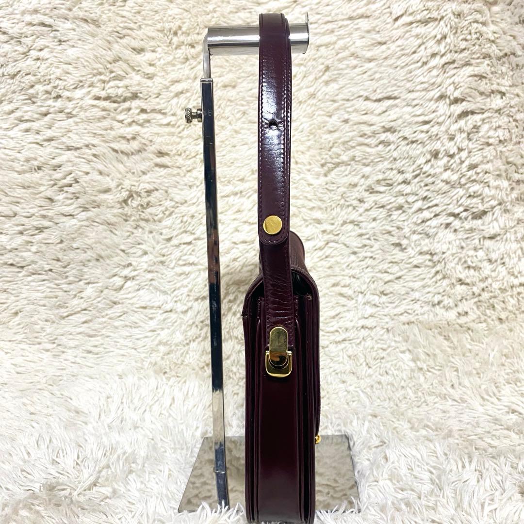 COMTESSE ✨良品✨ ホースヘア ワンショルダー ハンドバッグ ロゴ金具 — image 3