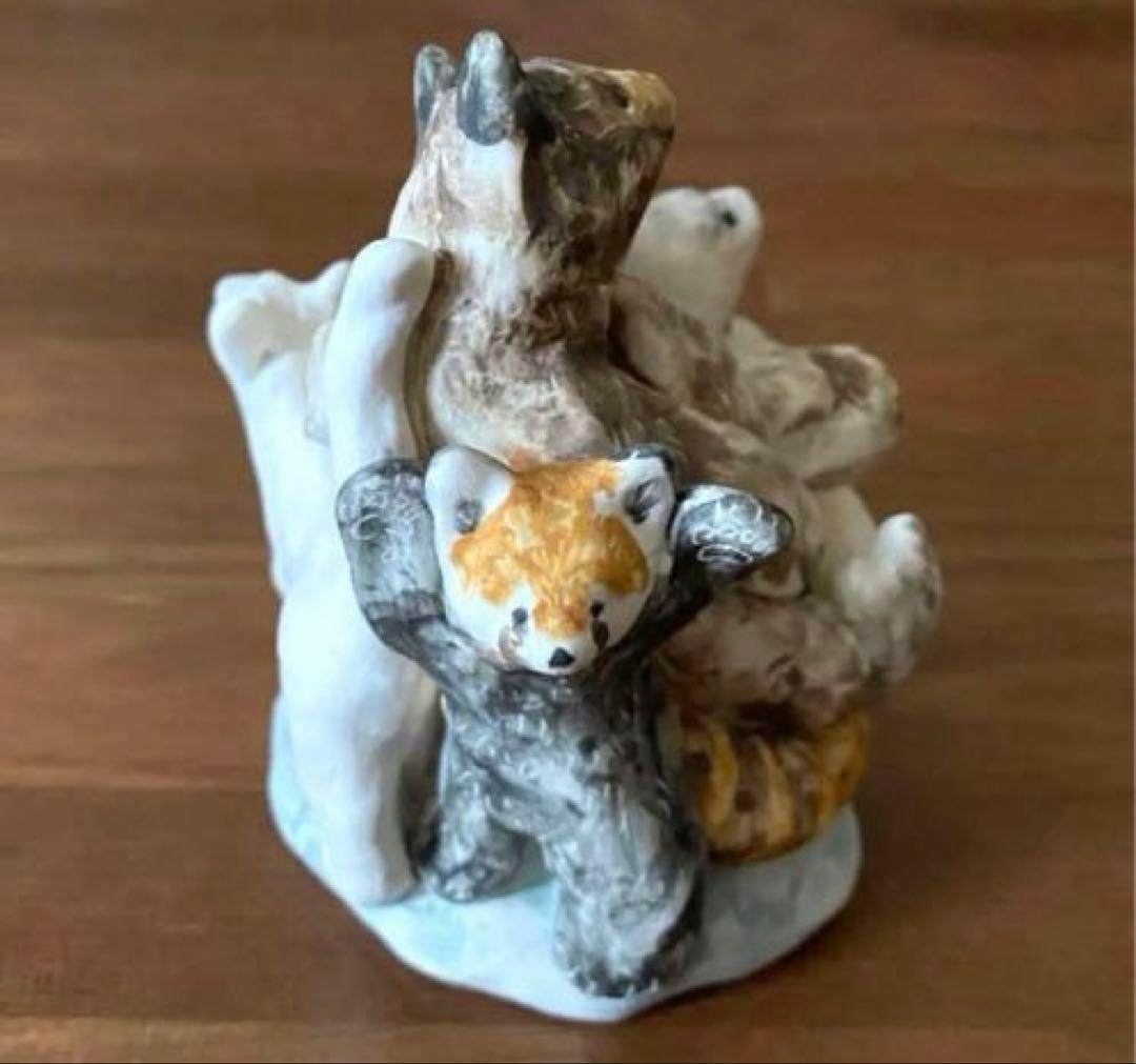 希少‼️限定出品‼️ 展示会　一点もの　村井陽子さん 動物タワー — image 3