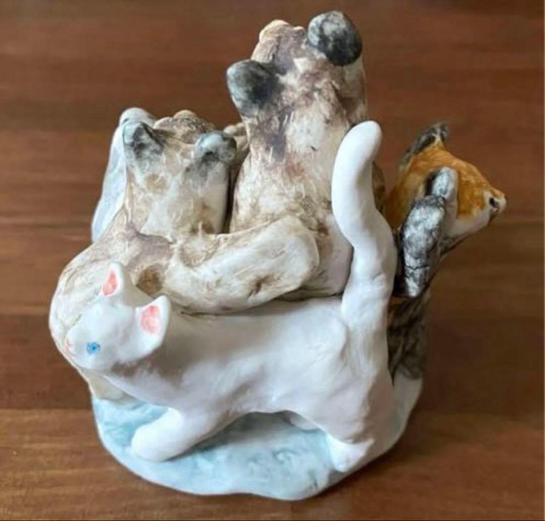 希少‼️限定出品‼️ 展示会　一点もの　村井陽子さん 動物タワー — image 4