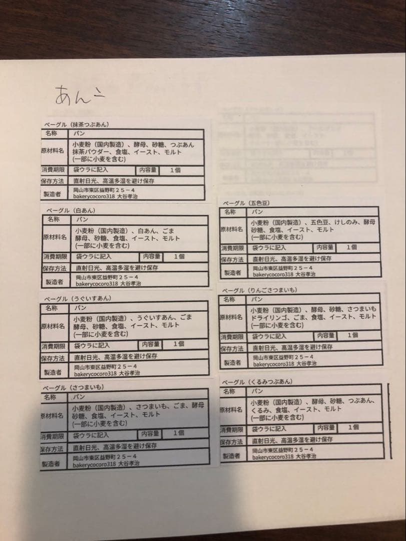 【あんこ】ベーグル8種類 — image 3