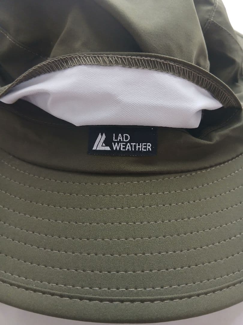 LAD WEATHER アウトドアハット サファリハット カーキ — image 3