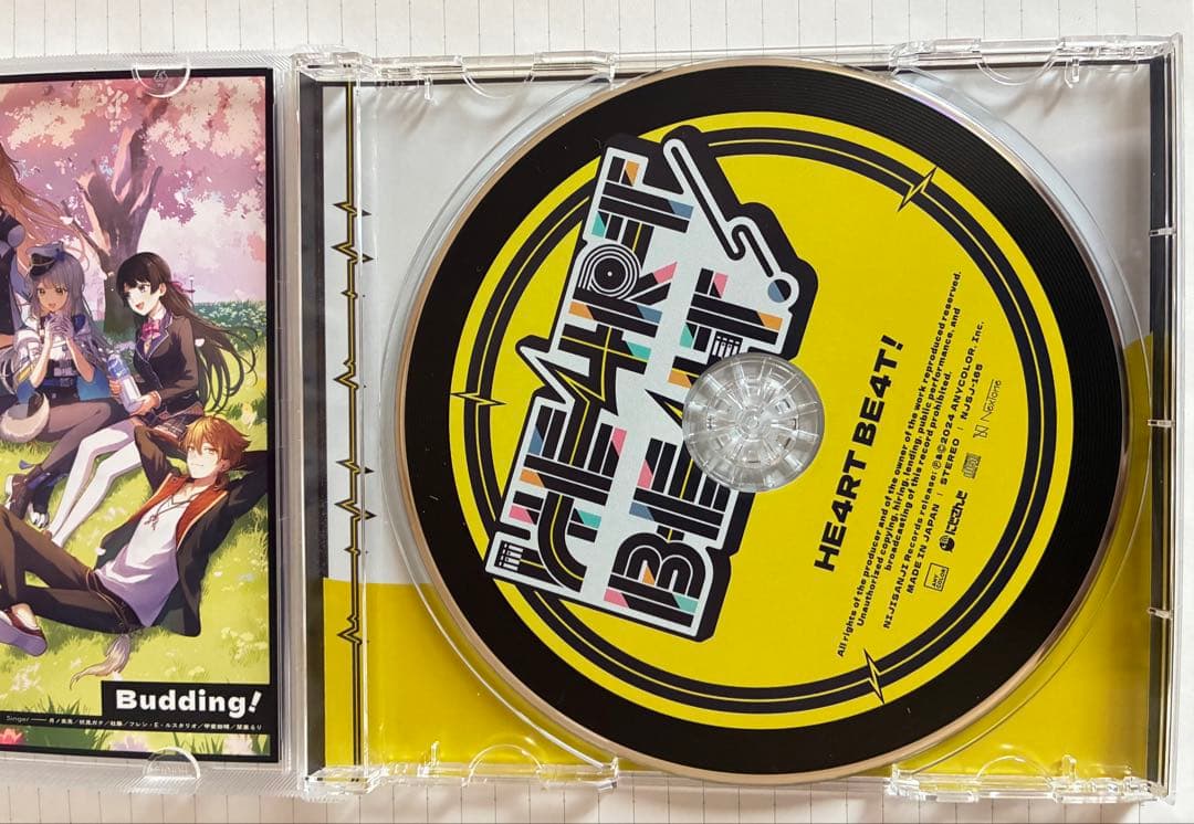 HE4RT BE4T! CD盤 にじストア購入特典ステッカー付き にじさんじ — image 3