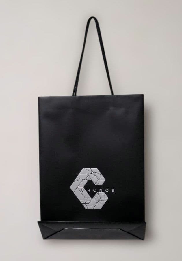 CRONOS ショップ袋　ショッパー　ショップ袋　ブラック — image 3