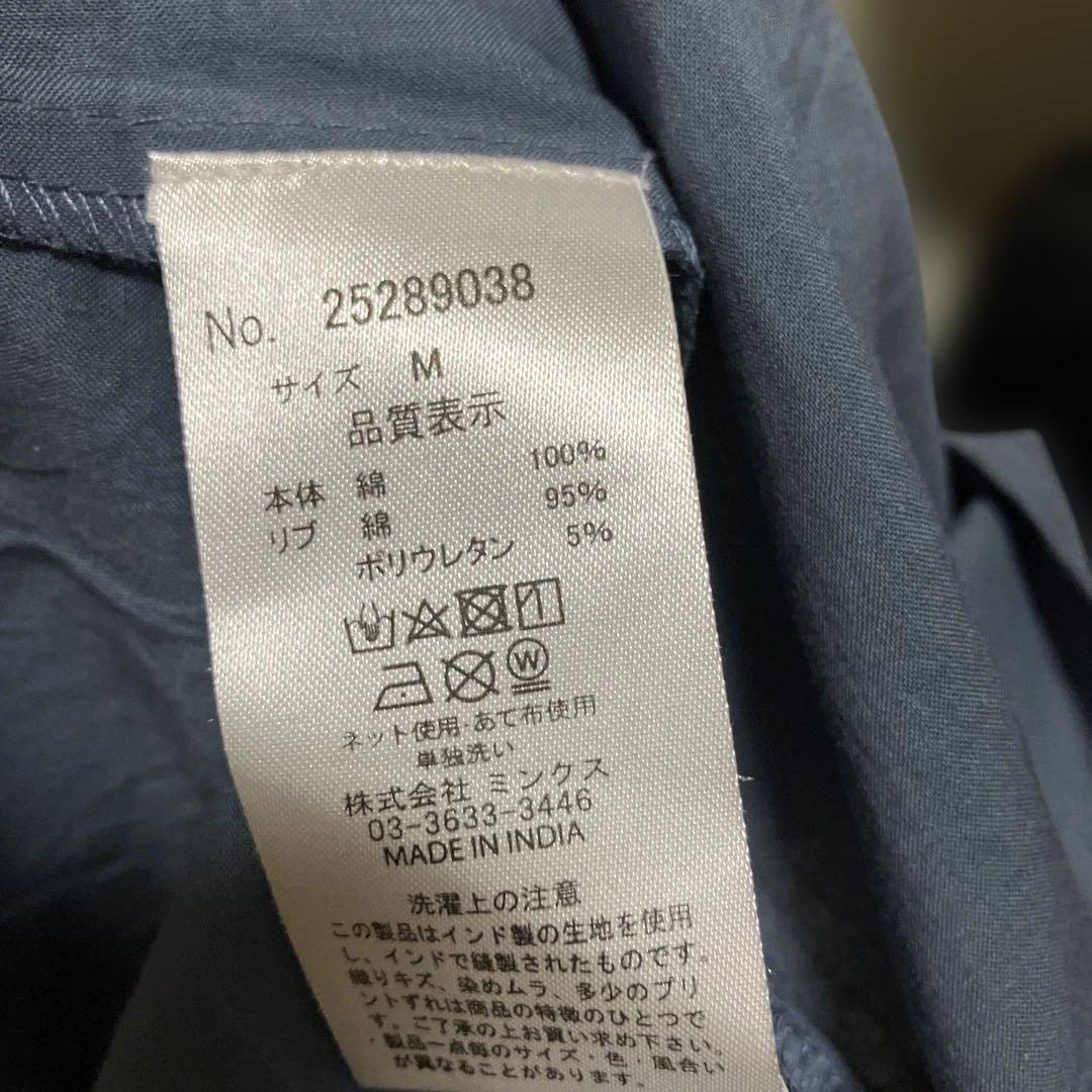 新品くすみブルー半袖ロングワンピース — image 5