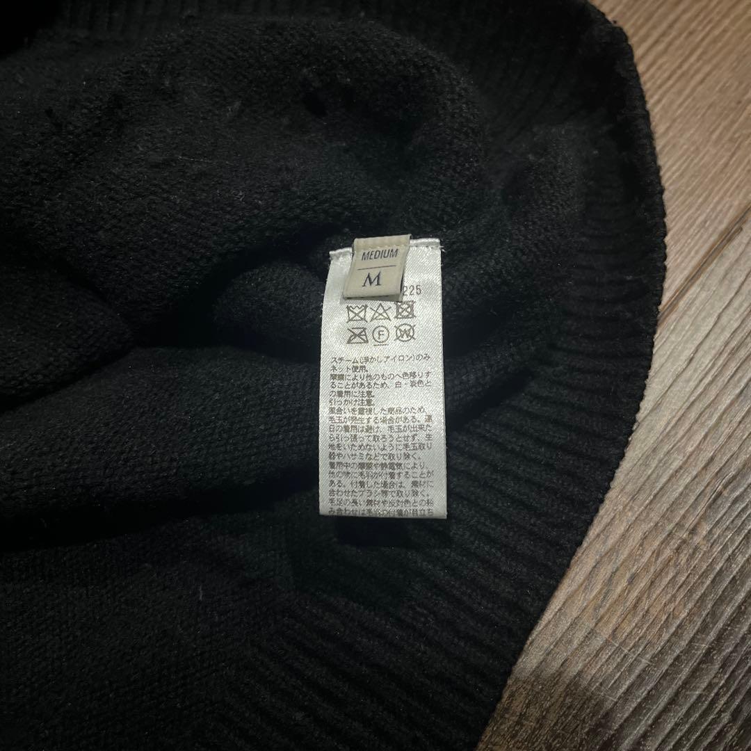 BEAUTY&YOUTH ブラックニットセーター Mサイズ — image 3