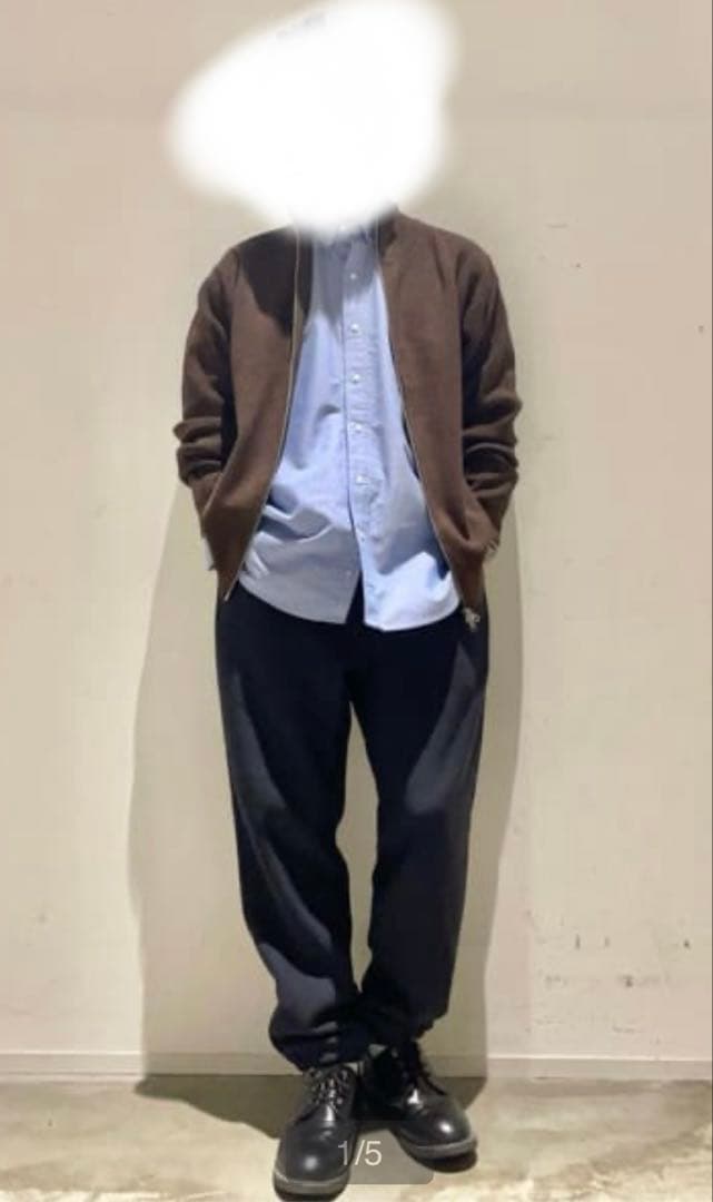 TRIANTAN トライアンタン 12G片畦編み ドライバーズニット XL — image 3