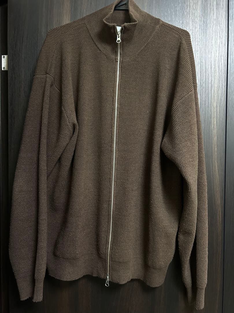 TRIANTAN トライアンタン 12G片畦編み ドライバーズニット XL — image 4