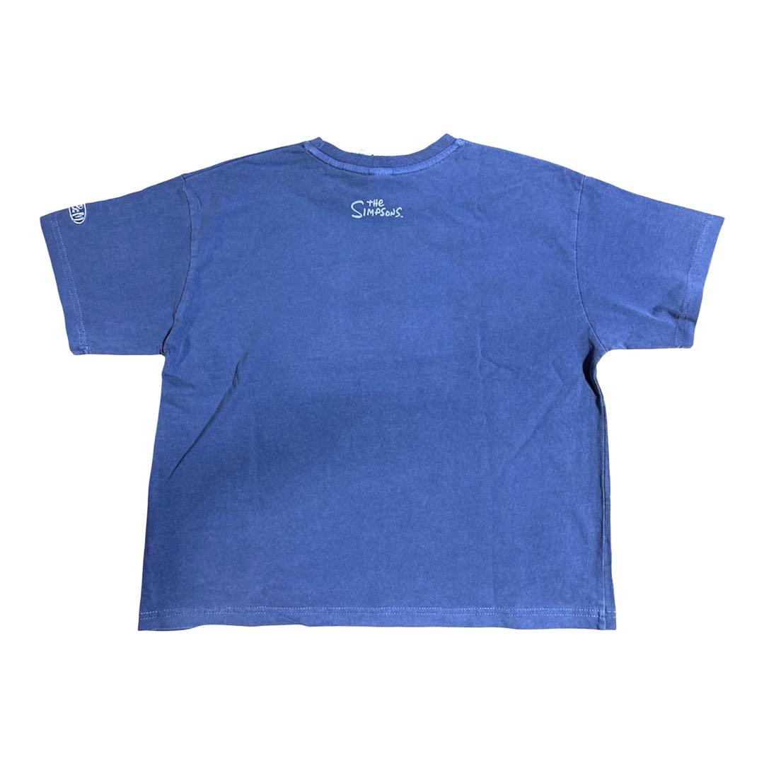 【新品タグ付き】LINK@ シンプソンズ Tシャツ 120 ブルー — image 3
