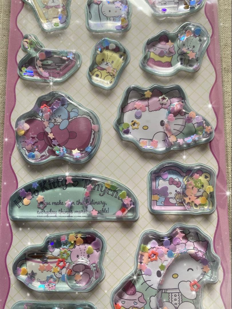 SALE★【海外限定・正規品】サンリオ　NEW ウォーターインシール★4枚セット — image 3