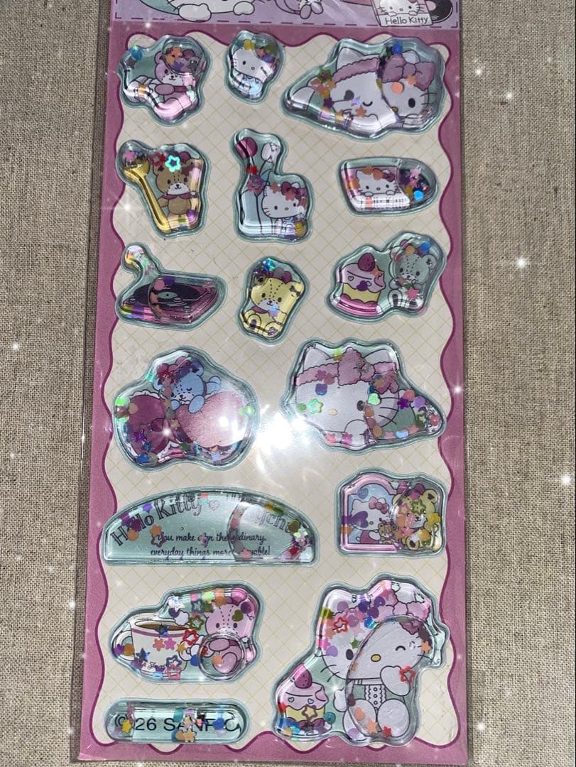 SALE★【海外限定・正規品】サンリオ　NEW ウォーターインシール★4枚セット — image 5