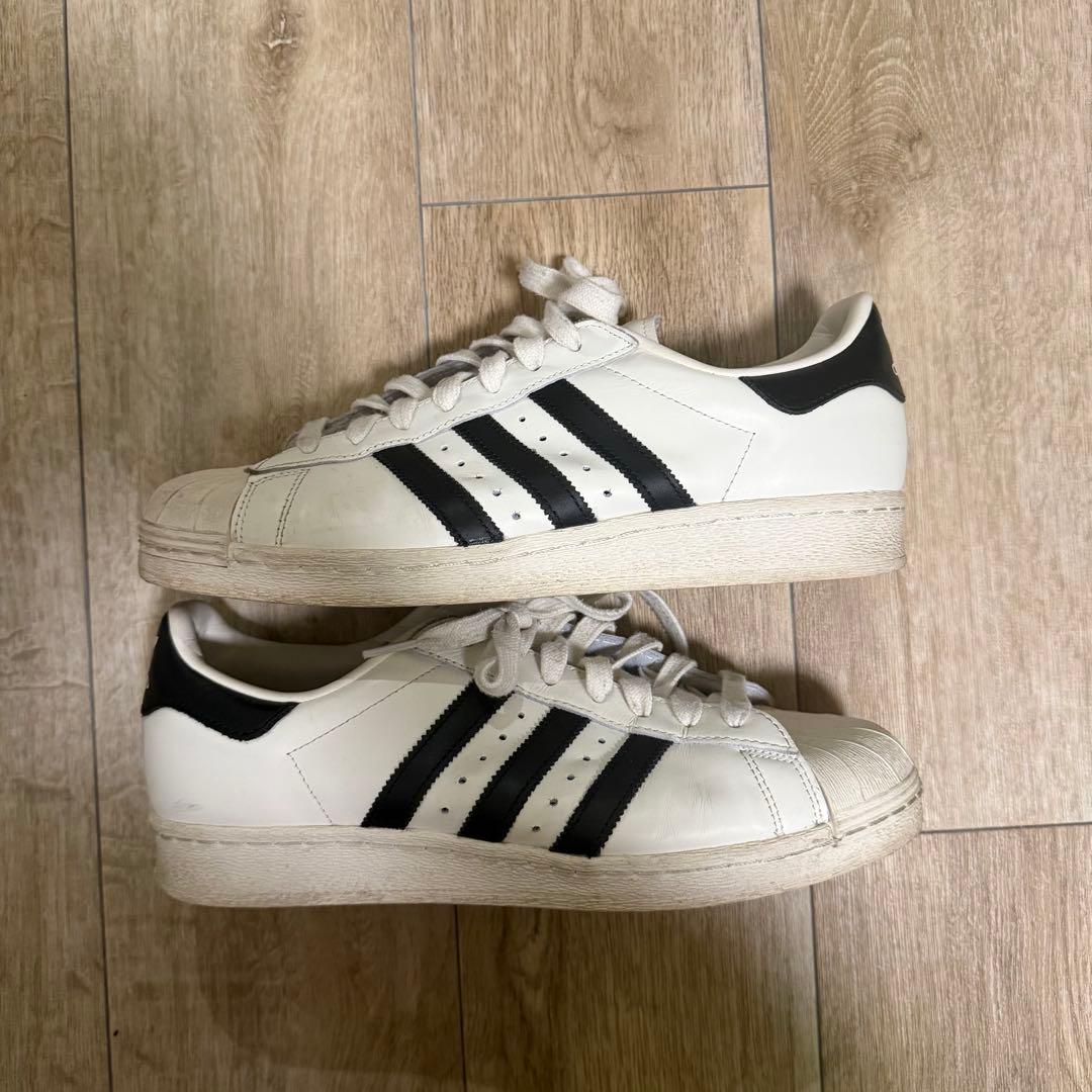 adidas Superstar 白黒　us10 28 — image 2
