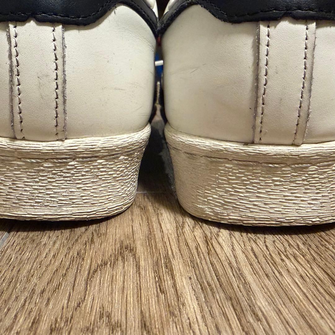 adidas Superstar 白黒　us10 28 — image 3