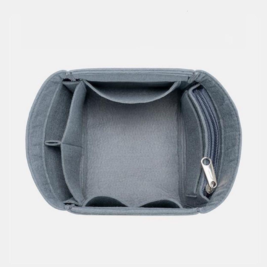 【Gray】インナーバッグ ピコタン MM/22対応 収納 バッグインバッグ — image 2