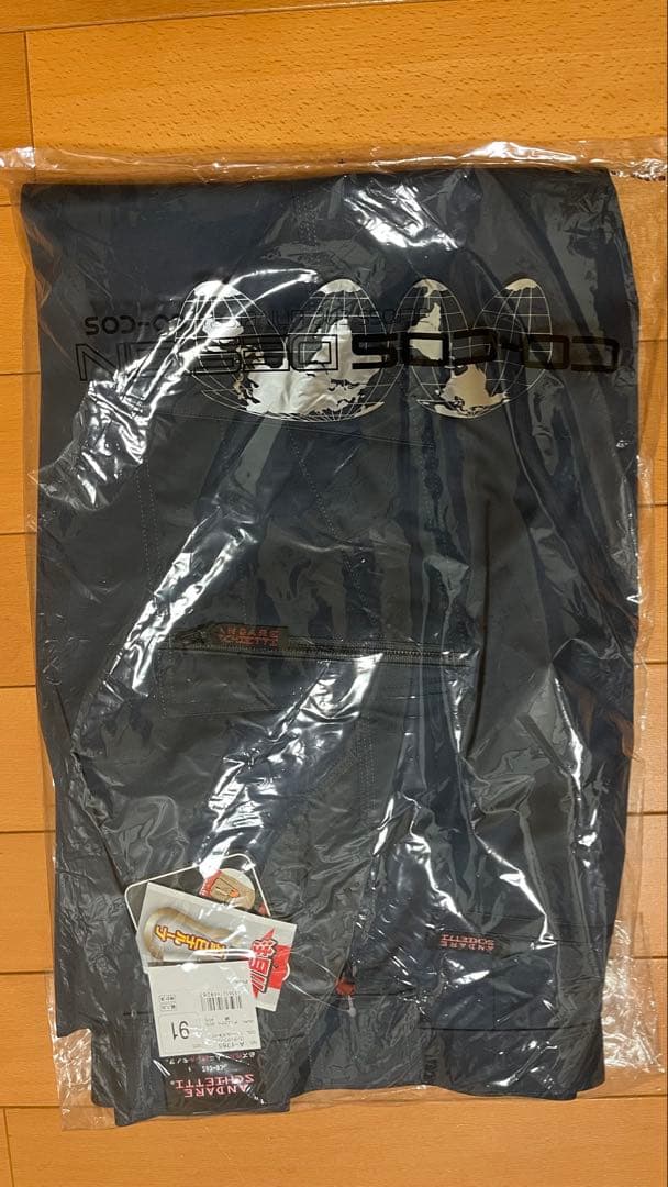 ANDARE SCHIETTI 作業服 カーゴパンツ 91 ネイビー 新品 — image 4