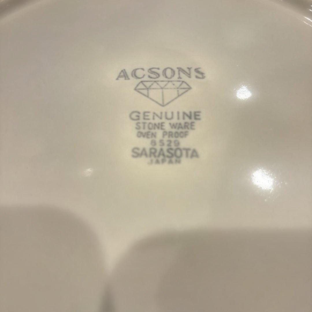 ACSONS GENUINE STONE WARE SARASOTA 大皿 — image 5
