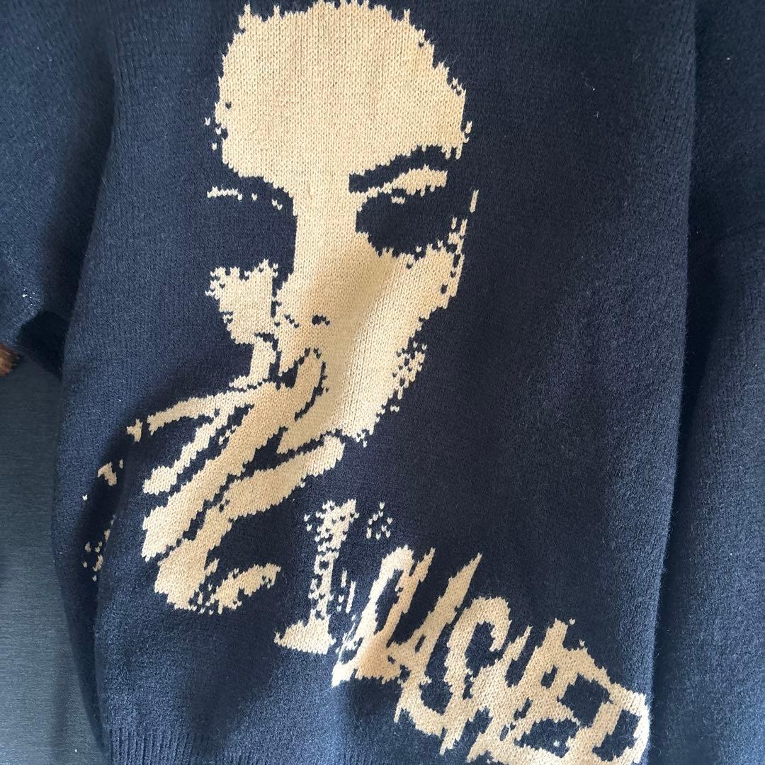 I SMASHED 顔グラフィック ニット — image 3